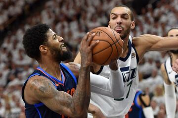Gobert junto a George. 