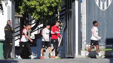 Coquelin, Kang-in y Jaume.