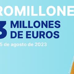 Euromillones: comprobar los resultados del sorteo de hoy, viernes 25 de agosto