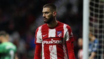 Yannick Carrasco, durante el Atlético-Alavés