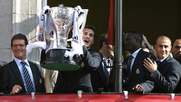 El Real Madrid celebra la Liga de 2007