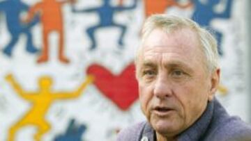 El exentrenador del Barcelona Johan Cruyff.