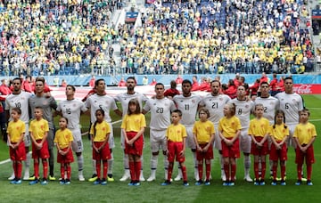 Once inicial de Costa Rica.