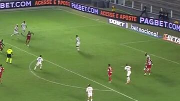 ¡Qué golazo! Pulgar la clavó abajo y sigue en un gran momento