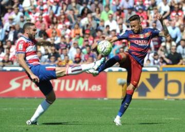 Neymar y David Lombán.