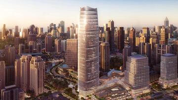 Cómo 200 patas robóticas movieron una escuela de 7.600 toneladas en China