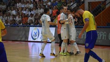 El historial de partidos entre Argentina y Brasil de futsal