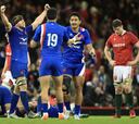 Francia resiste el test de Cardiff y está a un paso del Grand Slam