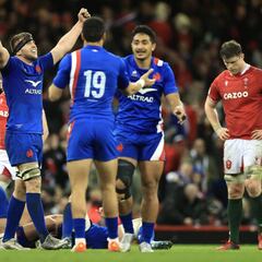 Francia resiste el test de Cardiff y está a un paso del Grand Slam