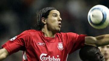 <B>OBJETIVO. </B>El delantero centro del Liverpool, en el punto de mira del Valencia.