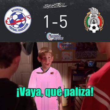 Los mejores memes del triunfo de México ante Bermudas