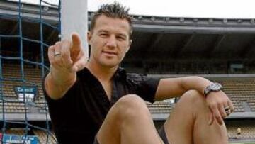 <b>EN RACHA. </b>Antoñito, con tres dianas, es el máximo realizador de los azulinos en este arranque de Liga.