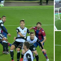 Las jugadas que han incendiado Valencia: el Levante clama contra el árbitro