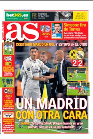 Las portadas de AS de septiembre