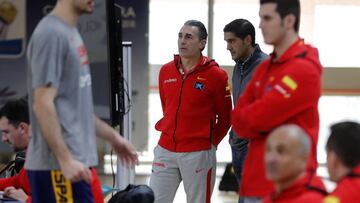 20/02/19 BALONCESTO SELECCION ESPA&Ntilde;OLA ESPA&Ntilde;A 
 ENTRENAMIENTO   
 SERGIO SCARIOLO