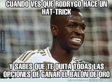 Los mejores memes de la jornada de Champions: Rodrygo protagonista absoluto