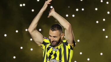 Pasaba por aquí, de Galder Reguera (Foto de la presentación de Karim Benzema).