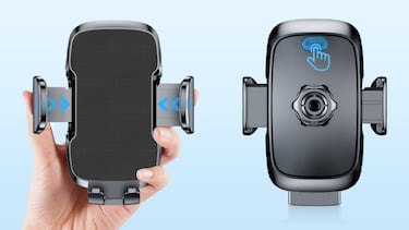 Tus viajes, más seguros con el soporte de móvil para coche más vendido en Amazon