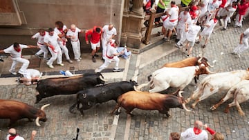 Northern Spain was again the focus on Saturday morning as the bulls were let loose and hurtled down the narrow streets for San Fermin.