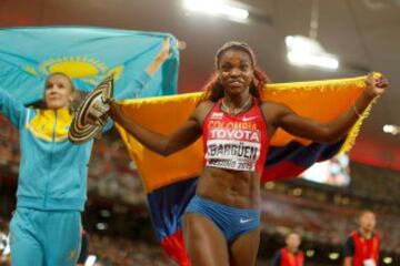 La atleta colombiana sigue demostrando que es de las mejores del mundo.