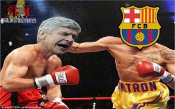 Los memes más divertidos del Arsenal-Barcelona