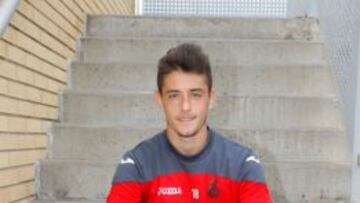 Adrián Dalmau, nuevo fichaje del Numancia, durante su etapa en el Espanyol.