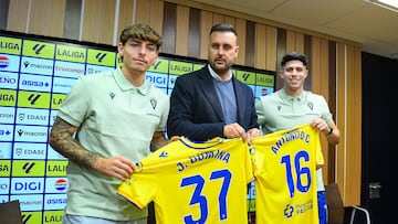 02/01/26 CADIZ CF PRESENTACION DE ANTONIO CORDERO Y JERONIMO DOMINA