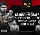UFC 238: cartelera, horario, TV y cómo ver Cejudo - Moraes