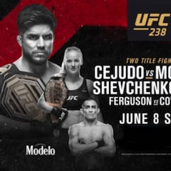 UFC 238: cartelera, horario, TV y cómo ver Cejudo - Moraes