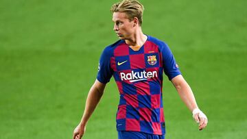 Frenkie de Jong, en el pasado Barça-Nápoles.
