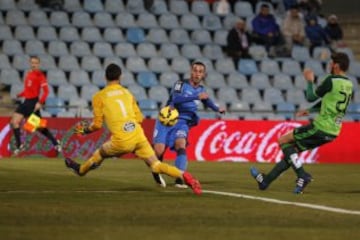 Gol de Álvaro Vázquez. 1-1.