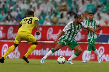 Atlético Nacional derrotó 4-1 a Bucaramanga en el Atanasio Girardot y llegó a cinco puntos en el grupo A. Jefferson Duque marcó doblete.