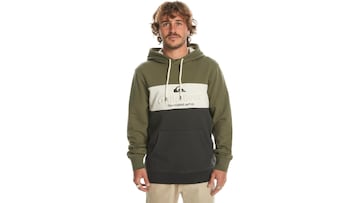 Sudadera con capucha Quiksilver Emboss Block Four Leaf Clover para hombre