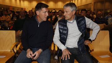 Berizzo y Setién.