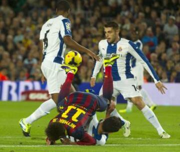 Barcelona-Espanyol. Neymar.