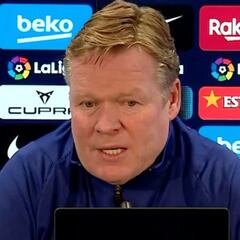 La tajante respuesta de Koeman sobre si quiere prescindir de algún futbolista del Barcelona