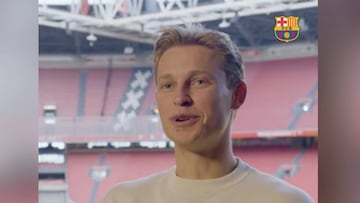 Las primeras palabras de De Jong con el Barça: lo quiere todo