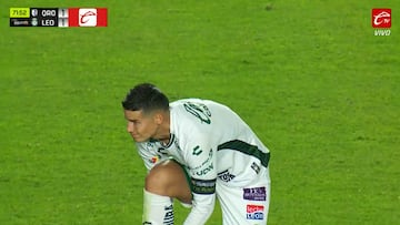 James le tira una zapatazo al árbitro en medio del partido: en México no dan crédito