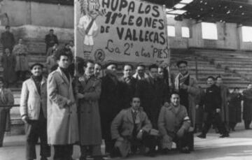 Los seguidores son el alma del fútbol, el jugador número doce. El fútbol desde sus comienzos despertó pasiones y arrastró masas. Afición del Rayo Vallecano.