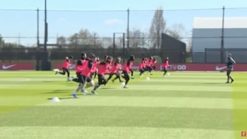 El Liverpool de Klopp entrena antes de viajar a Madrid