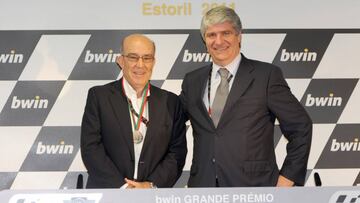 Jorge Viegas junto a Carmelo Ezpeleta.