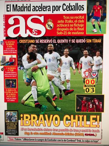 La prensa mundial se rinde ante la Selección de Chile