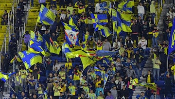 Fans o Aficion during the 2nd round match between America and Atletico de San Luis as part of the Liga BBVA MX, Torneo Clausura 2026 at Ciudad de los Deportes Stadium, on January 14, 2026 in Mexico City, Mexico.