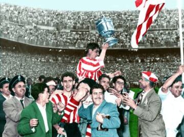 Agust¨ªn 'Piru' Ga¨ªnza, otro m¨ªtico de Athletic de Bilbao, es el n¨²mero dos de la lista. Disput¨® 99 partidos y marc¨® 30 goles.