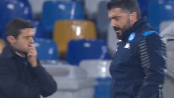 Lo del Nápoles es un descalzaperros: Gattuso, desencajado por lo que hicieron sus pupilos en el 93'