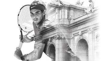 Rafa Nadal será protagonista en los carteles promocionales del Mutua Madrid Open junto a conocidos monumentos de la ciudad madrileña.