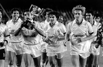 El Real Madrid, con la Supercopa de 1988.