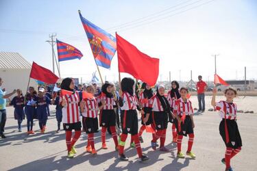 Javier Tebas inaugura LaLiga | Za'atari Social Project