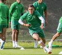 Marruecos se entrena antes del partido frente a España