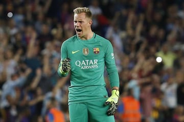 Ter Stegen joined Barça from Mönchengladbach.